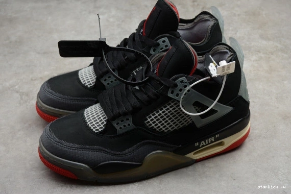 Air Jordan CV9388-001 x “Bred” 4 O-W CV9388-001 0719